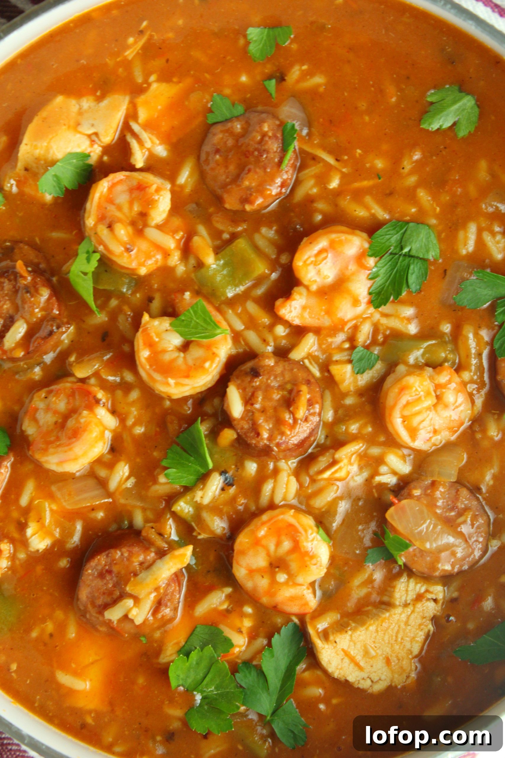 Creamy Cajun Jambalaya Soup Recipe for Cozy Weeknight Dinners 10 Finished dish