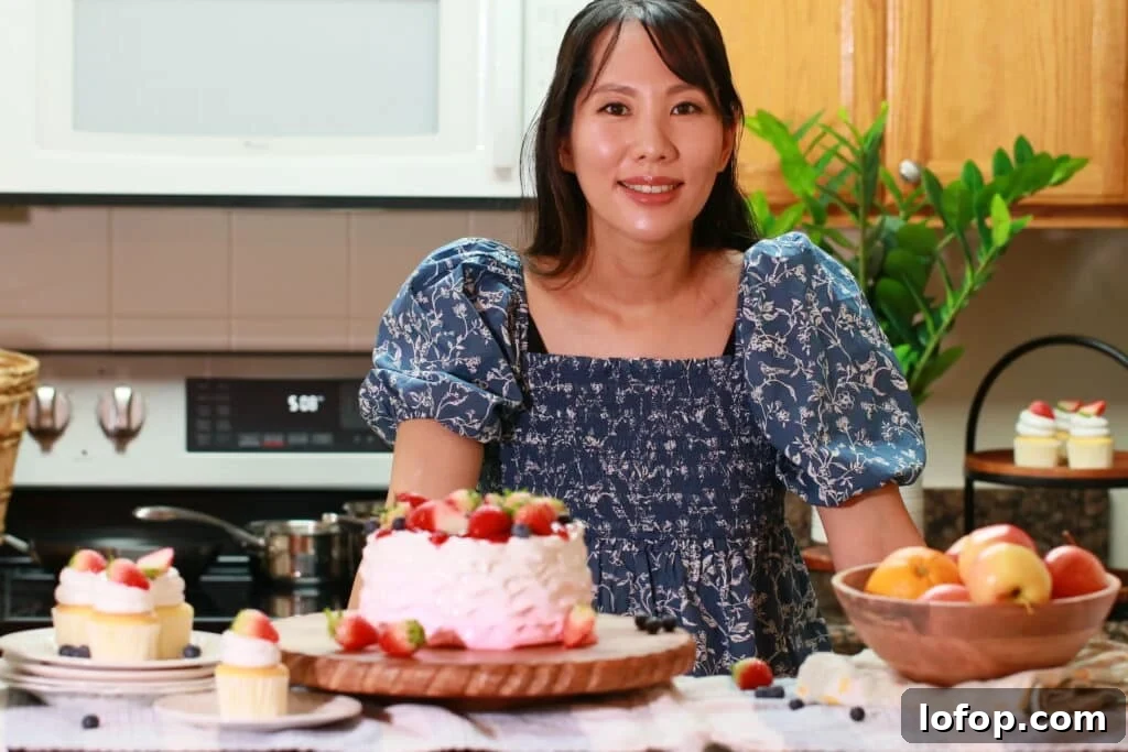 Aya Caliva, the pastry chef and owner of the website, Pastry Living