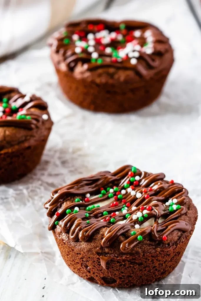 Hot Chocolate Brownies