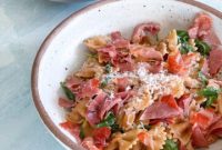 Summer Vegetable Pasta Salad with Fresh Basil Pesto