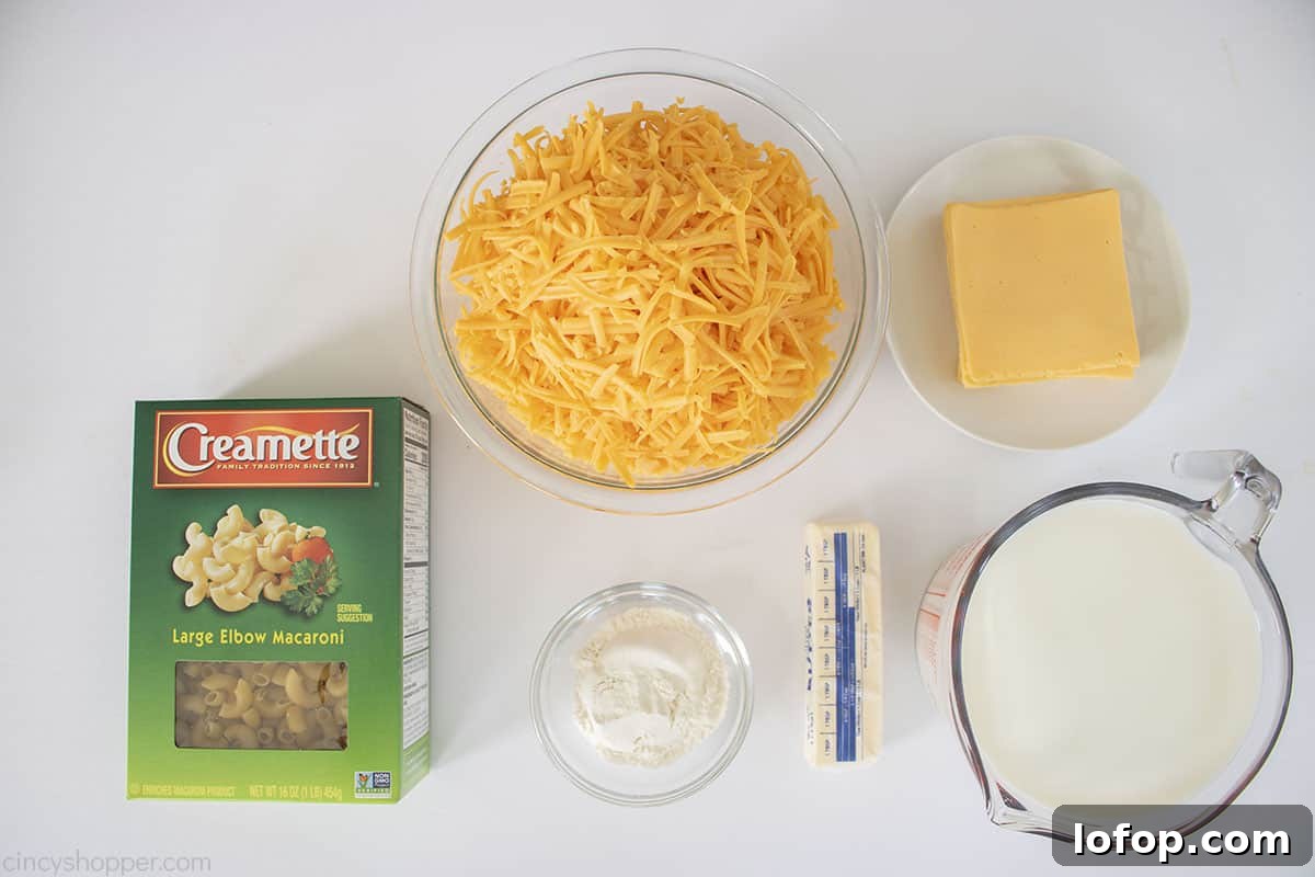 Stouffer's Macaroni and Cheese Ingredients